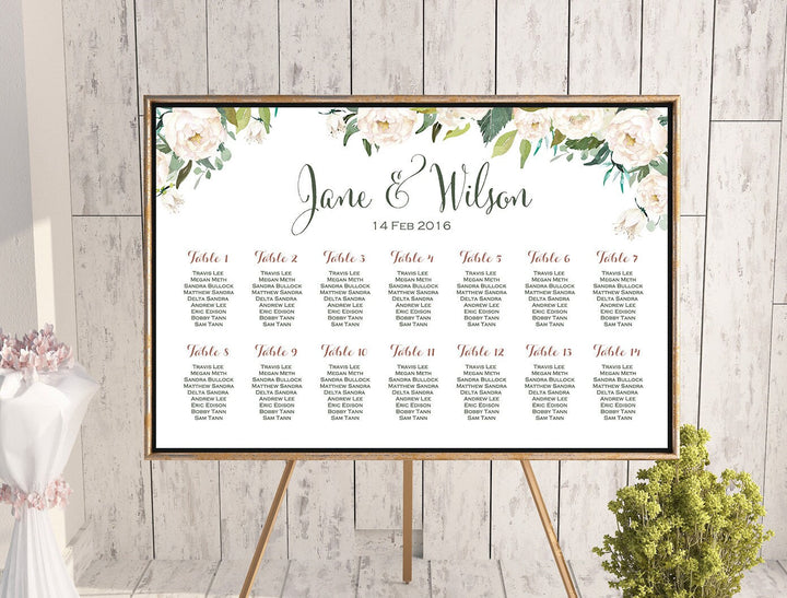 wedding foam core poster